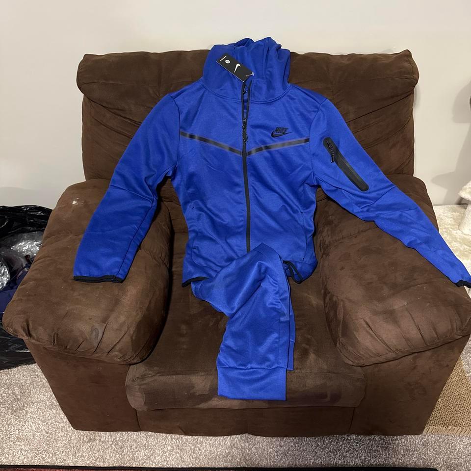 Nike Blue Tech Windrunner Tracksuit 3508