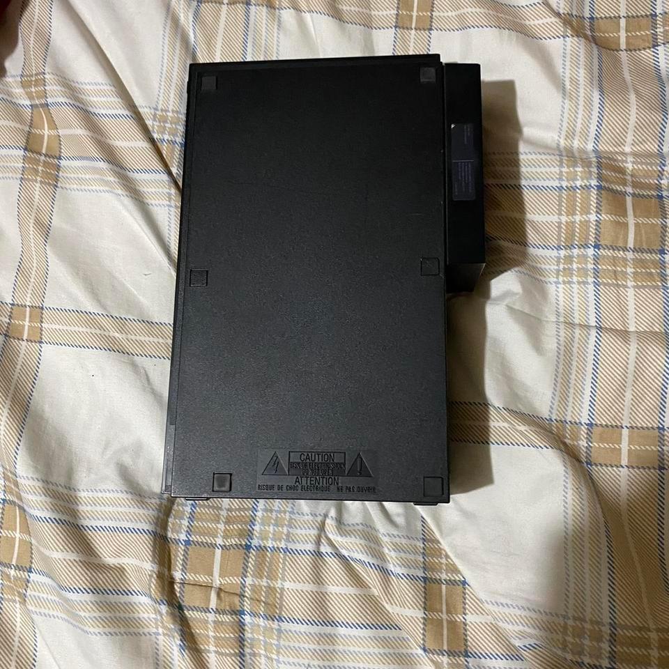 Black Playstation 2 Console With 2