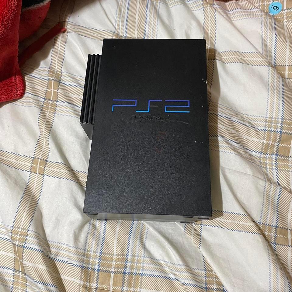 Black Playstation 2 Console With
