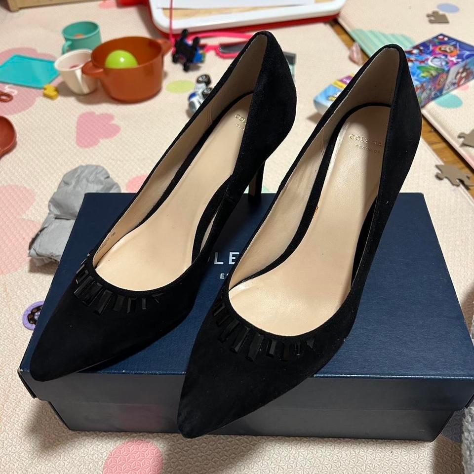 Cole Haan Black Suede Pumps Be6a