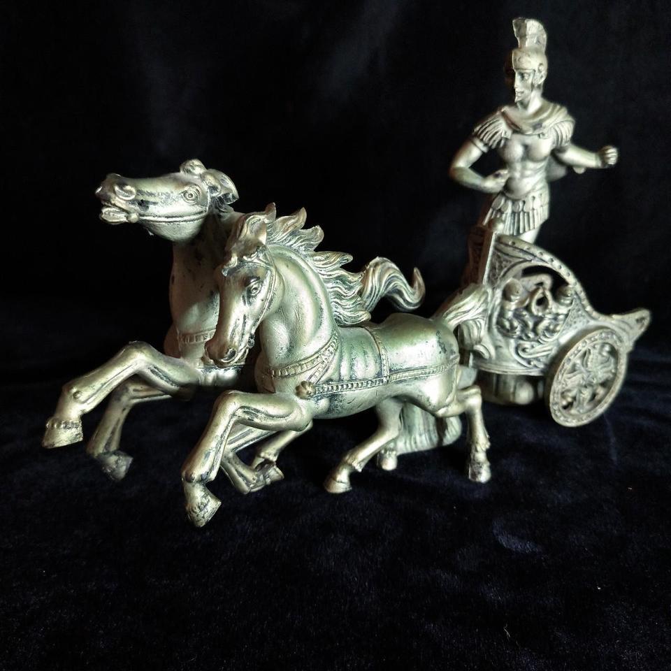 Bronze Roman Chariot With Centaur Ffd7 7