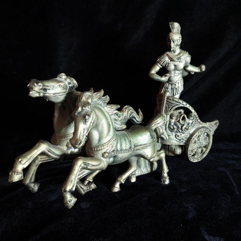 Bronze Roman Chariot With Centaur Ffd7