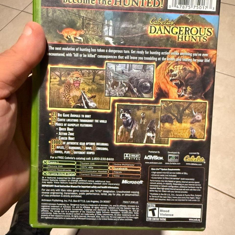 Cabelas Dangerous Hunts Xbox C43c 4