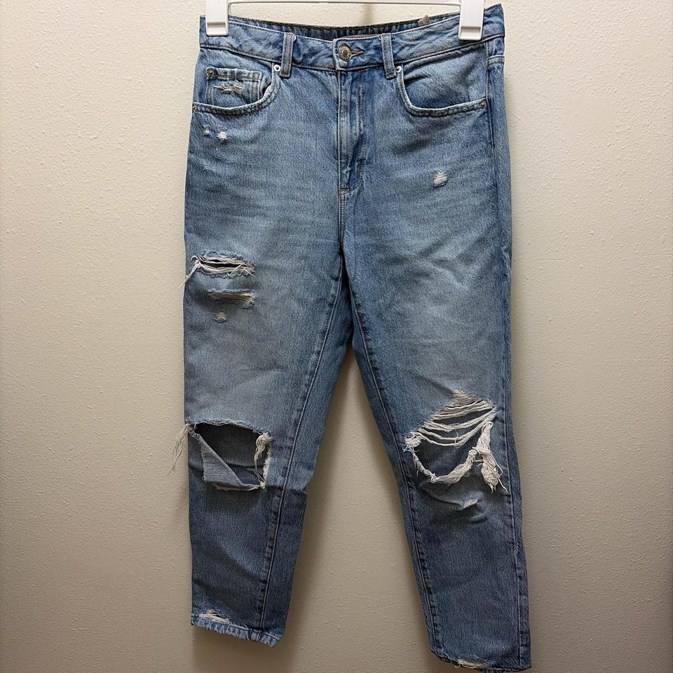 Garage Blue Mom Jeans With 3c81