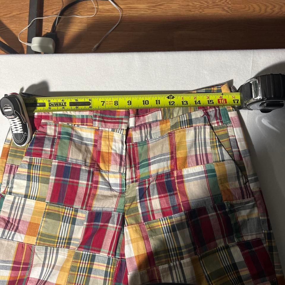 Larry Levine Multicoloured Plaid Shorts B182 3