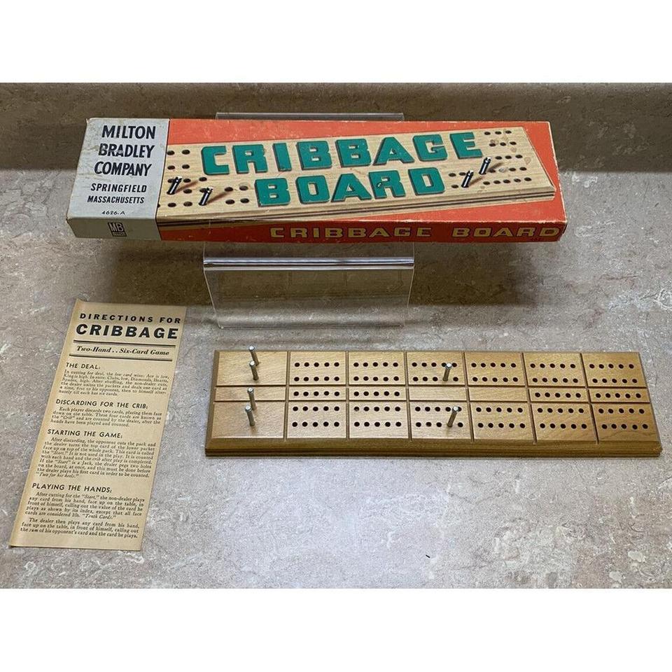 Vintage Milton Bradley 4626 A Wood 8d12