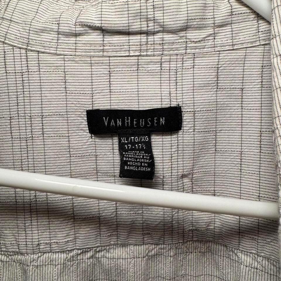 Van Heusen White And Grey 44c2 2