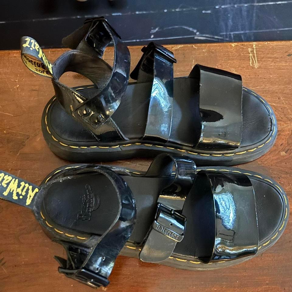Dr Martens Black Platform Sandals