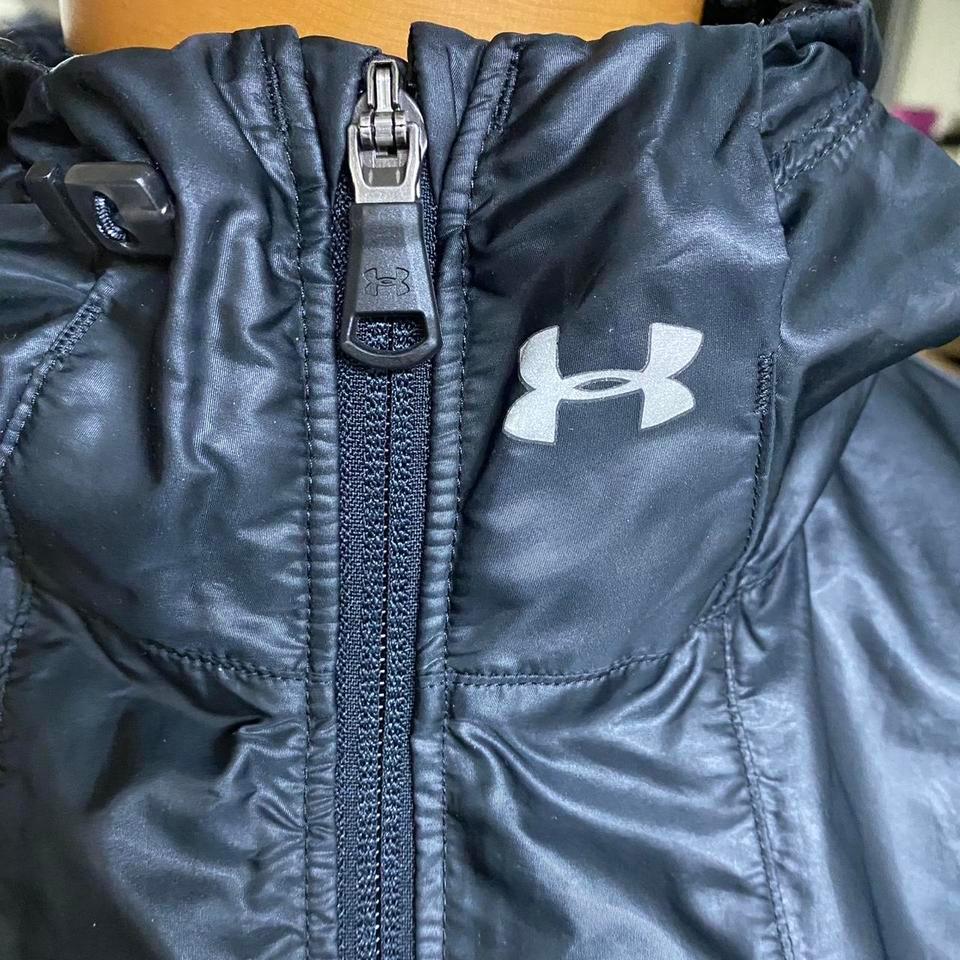 Under Armour Black Windbreaker Jacket 5
