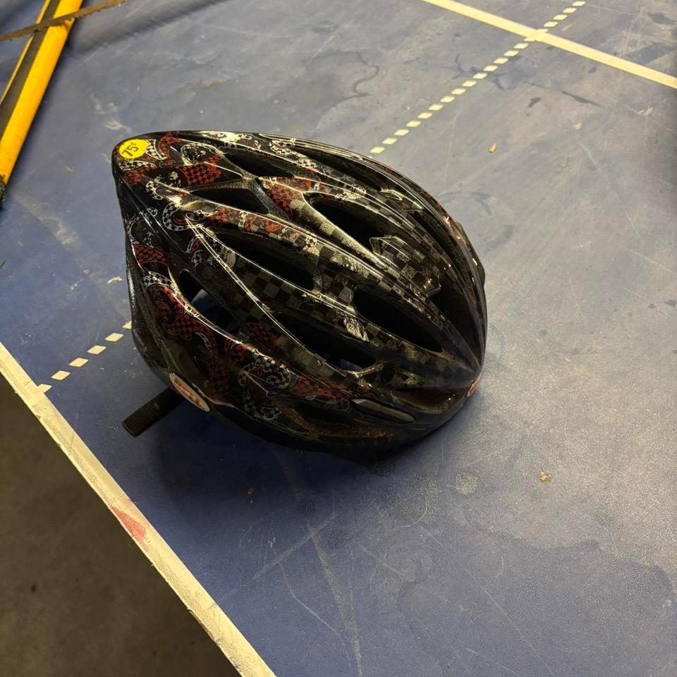 Black And Red Bell Helmet