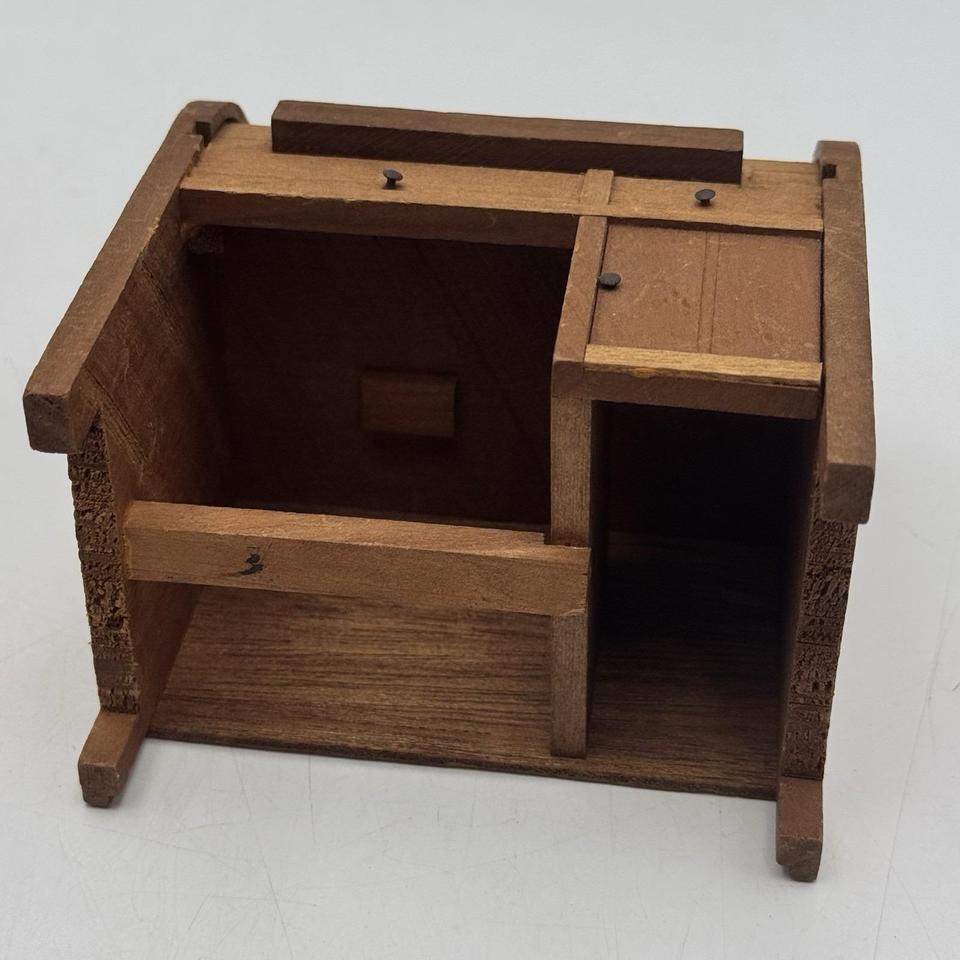 Dollhouse Miniatures Vintage Shackman Wood 7
