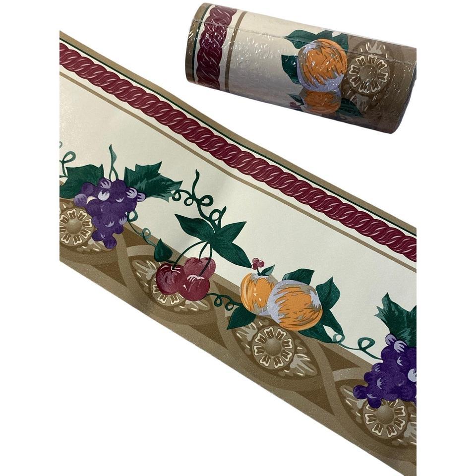 Vintage Wallpaper Wall Border Fruit