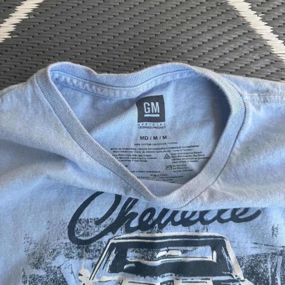 Blue Vintage Y2k Chevrolet Graphic 9de0 4