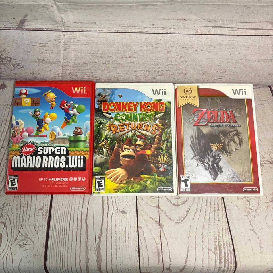 Nintendo Wii 3 Game Bundle 4af3