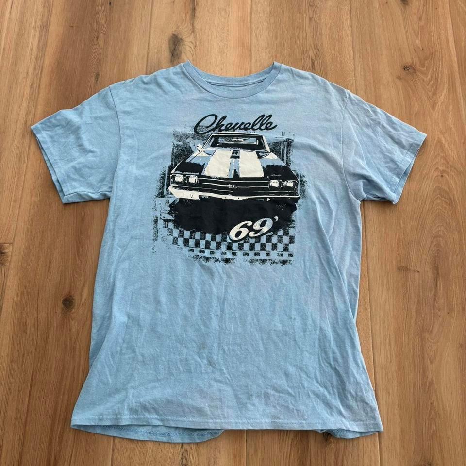 Blue Gm Chevrolet 69 Racing