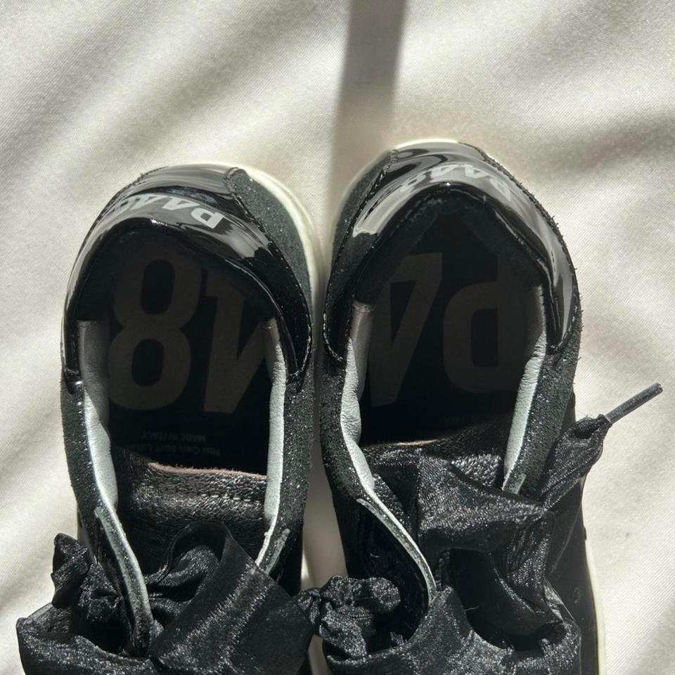 P448 Black Patent Leather Sneakers B2a5 4