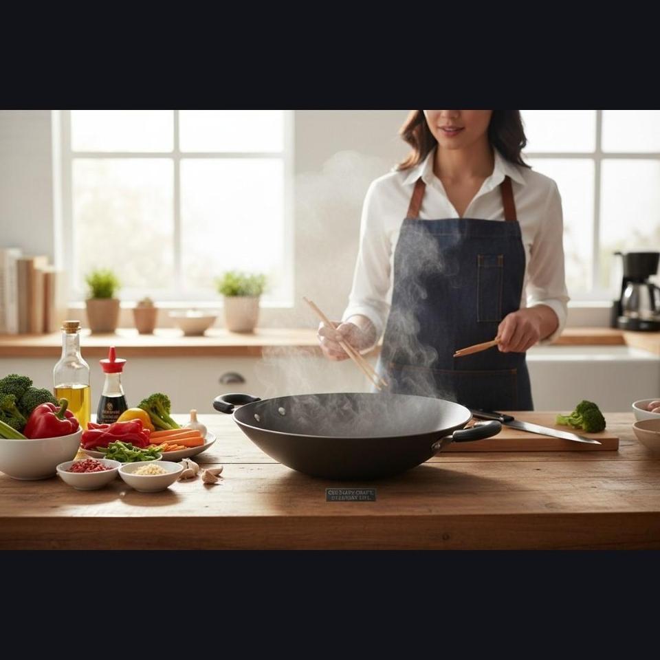 Wok Pan With Non Stick Coating 113f