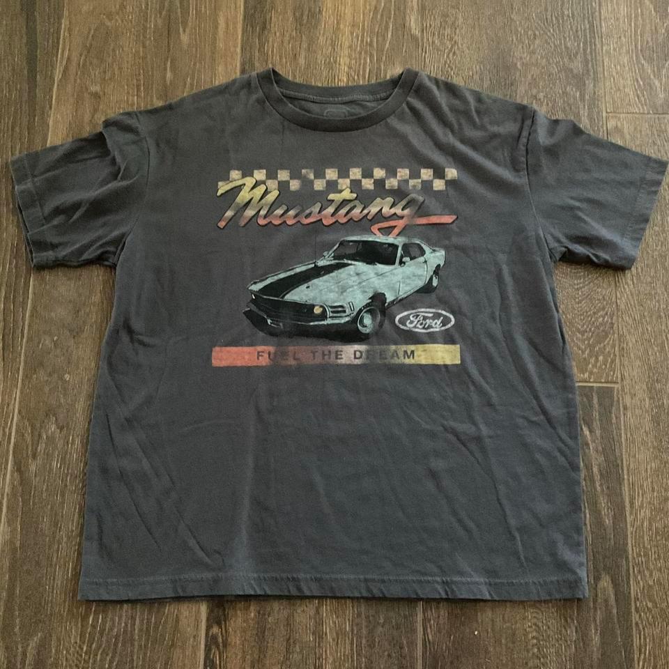 Ford Mustang Grey Cotton T Shirt F7c2