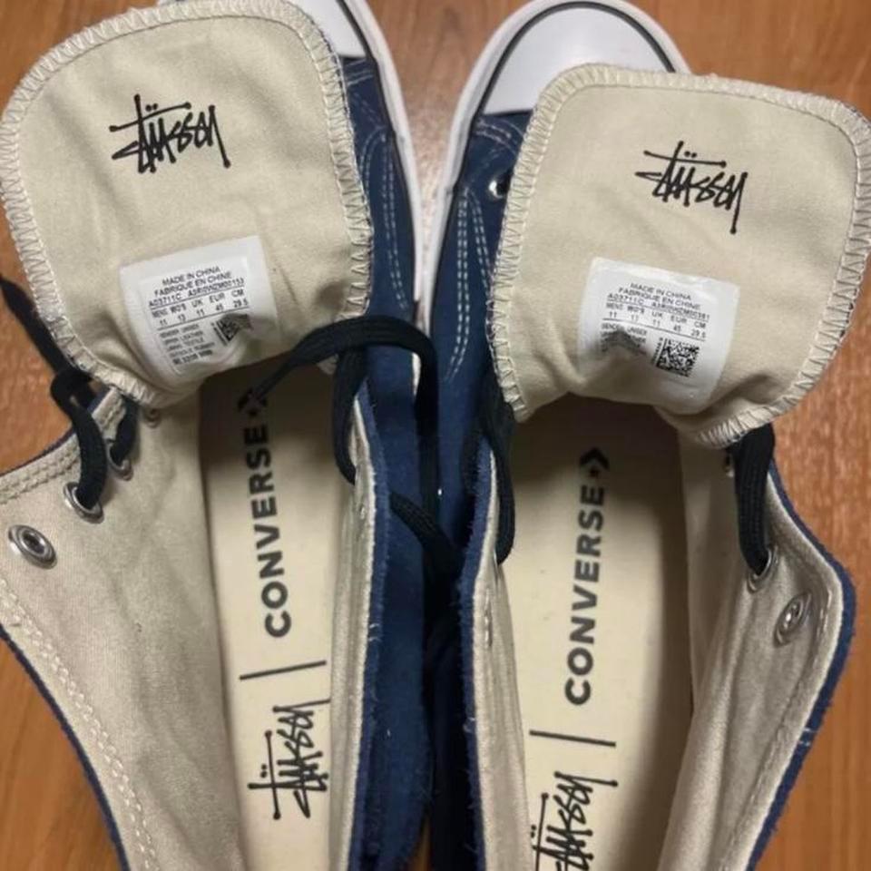 Stussy 8 Ball Converse Worn Once 2