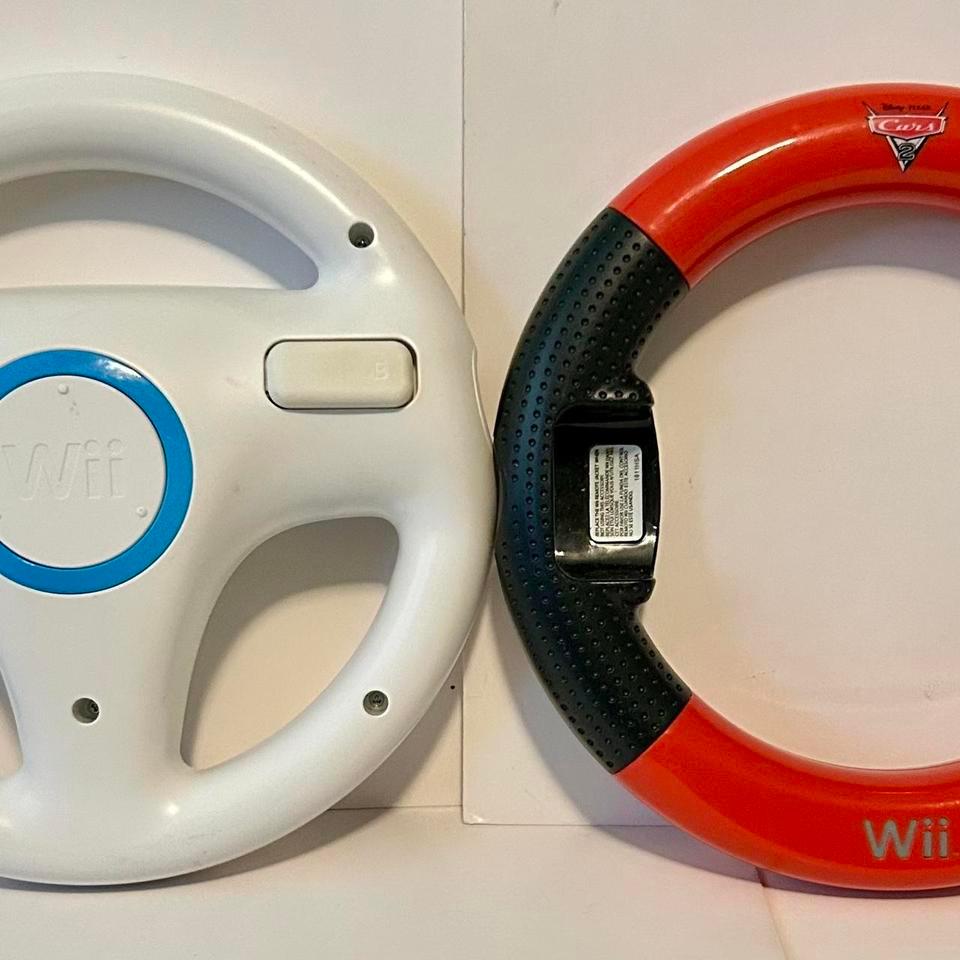 Wii Steering Wheel Bundle Gaming 04ca