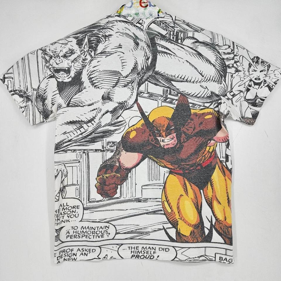 Wolverine Marvel Shirt Mens Medium F820 3