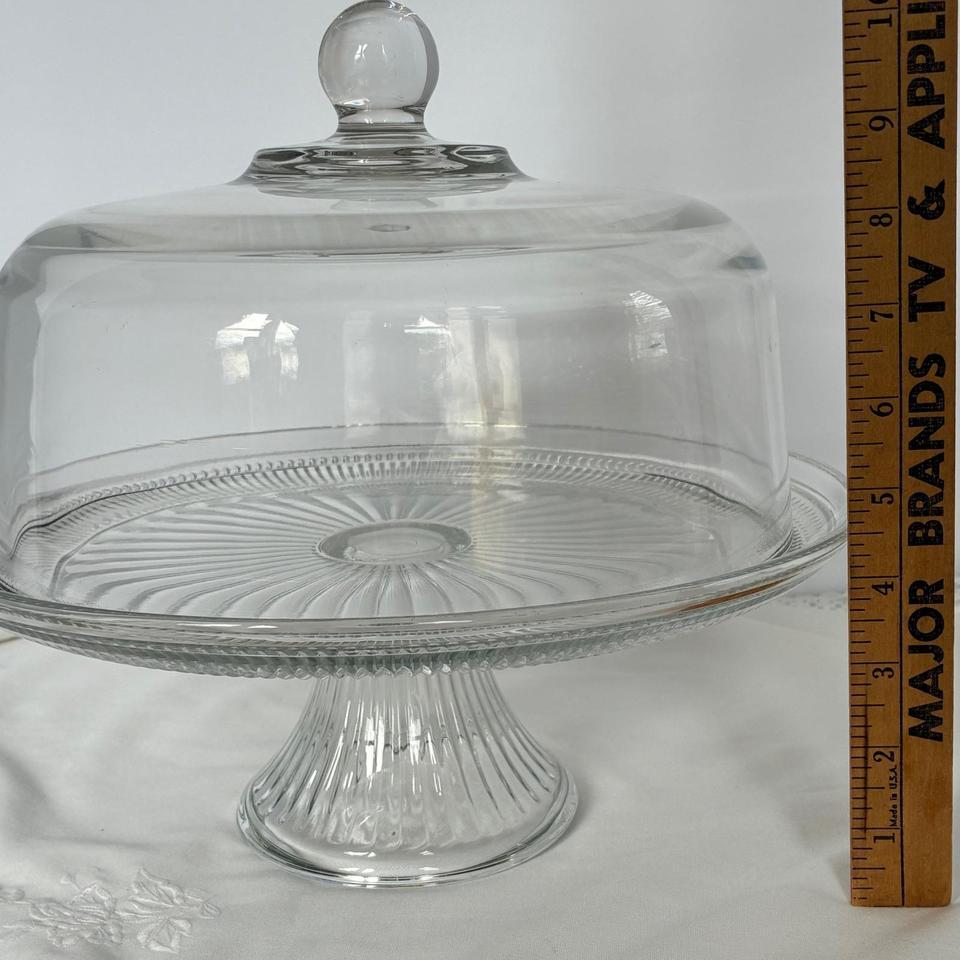 Vtg Anchor Hocking Canton Pedestal 0499 5