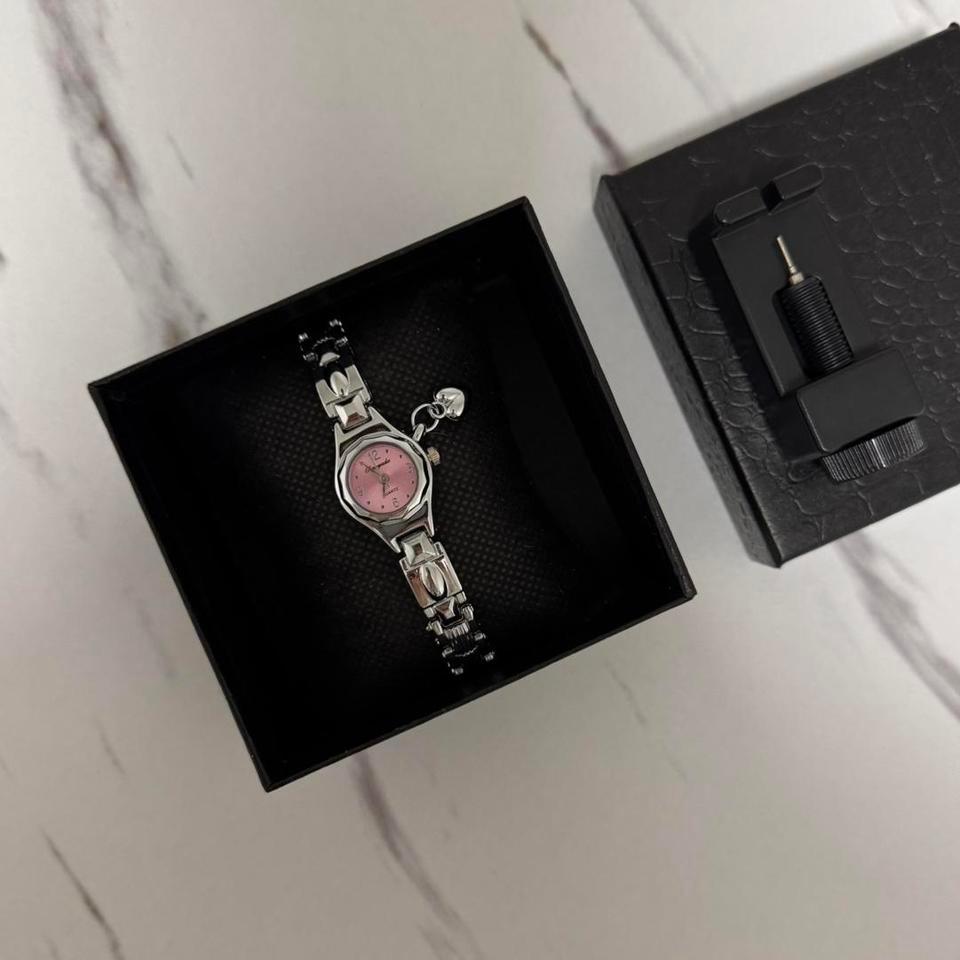 New Cute Silver Pink Mini Eaed 2