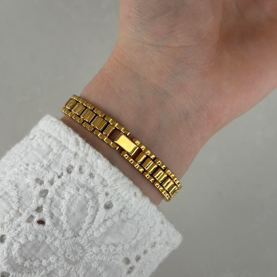 Sku0500 Gold White Mini Watch 2f2f 4