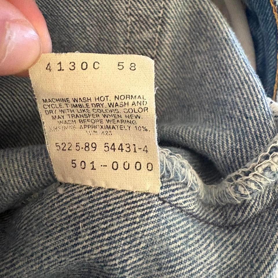 Levis 501 Vintage Ripped Up E496 8