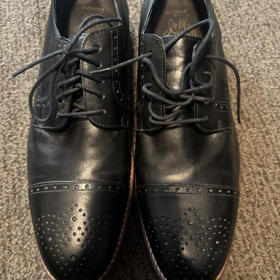 Johnston Murphy Black Leather 7b20 6