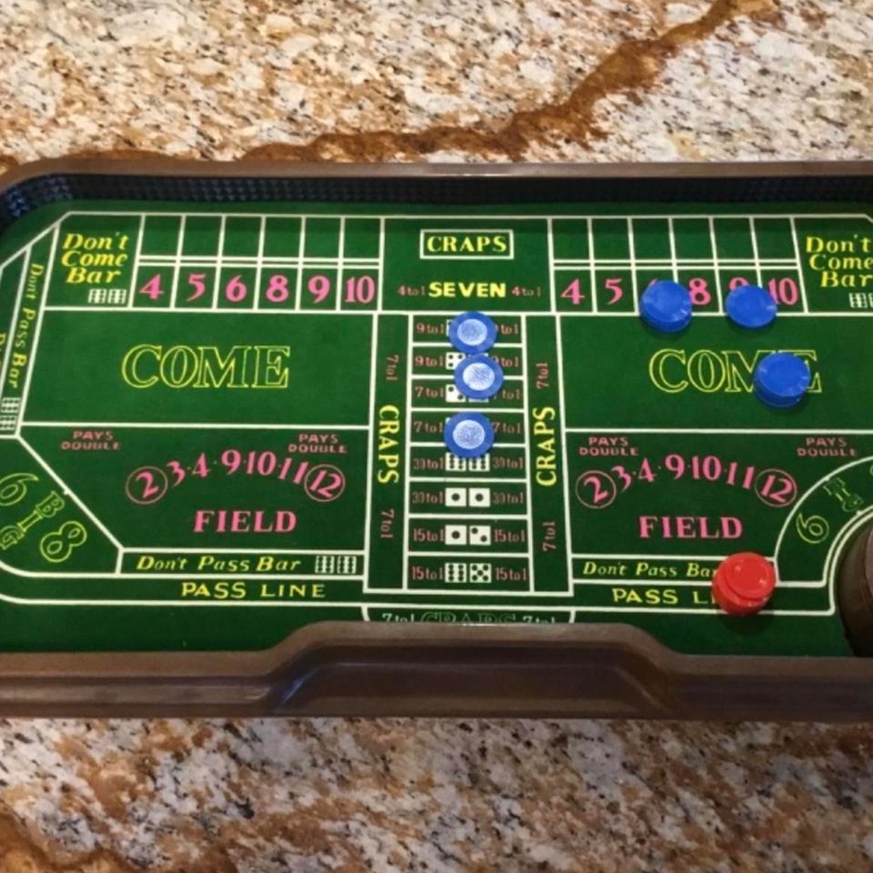 Vintage Auto Shooter Craps Table