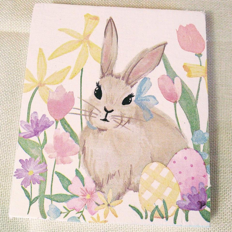 Easter Decorbunny Signtiered Tray Decormini 8c66 2
