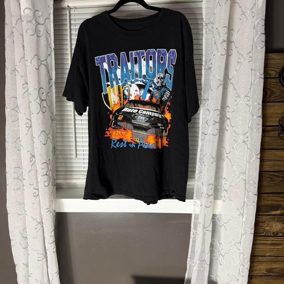 Black Tractorz Moto Camaro Tee 9054