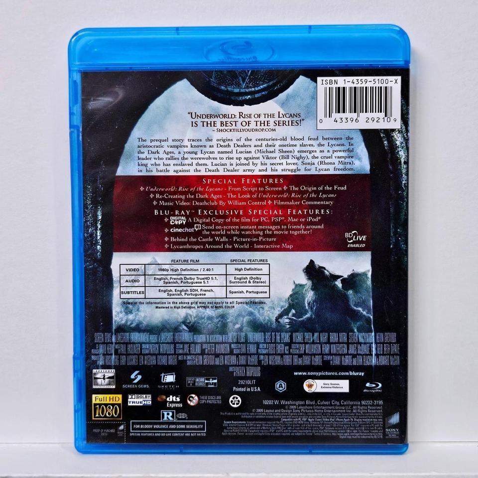 Underworld Rise Of Lycans Blu Ray C708 2