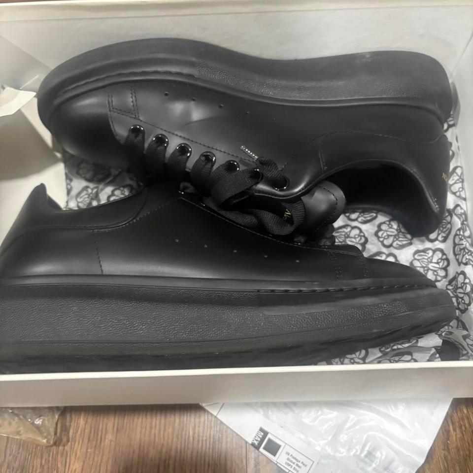 Alexander Mcqueen Black Trainers Luxury 1ed4 2