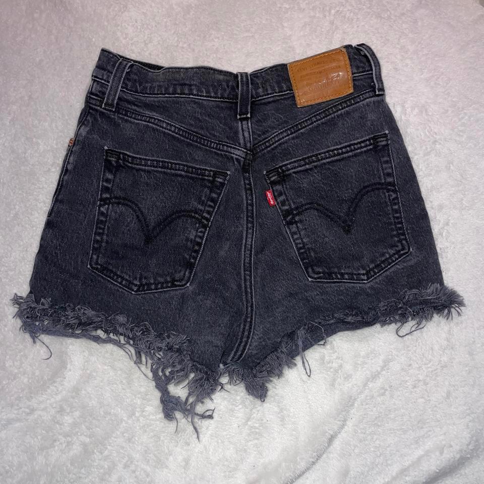 Black Denim Ripcage Shorts Levis 89e1 2