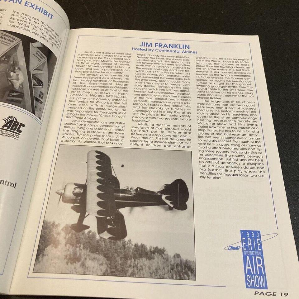 Erie International Airport Airshow Souvenir 7897 5