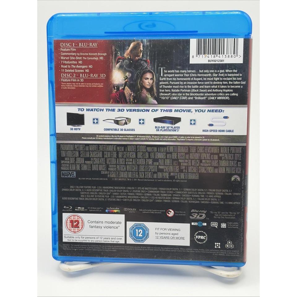 Thor 3d 2d Blu Ray 2