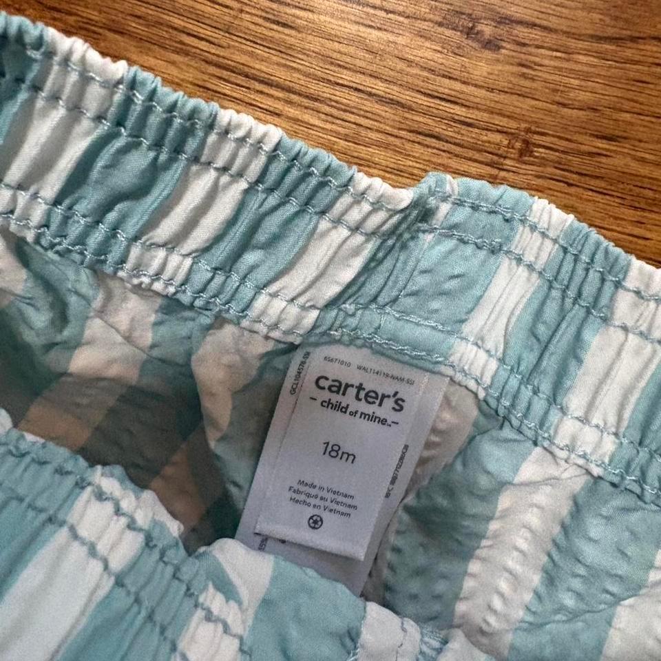 Carters Blue And White Striped B0db 2