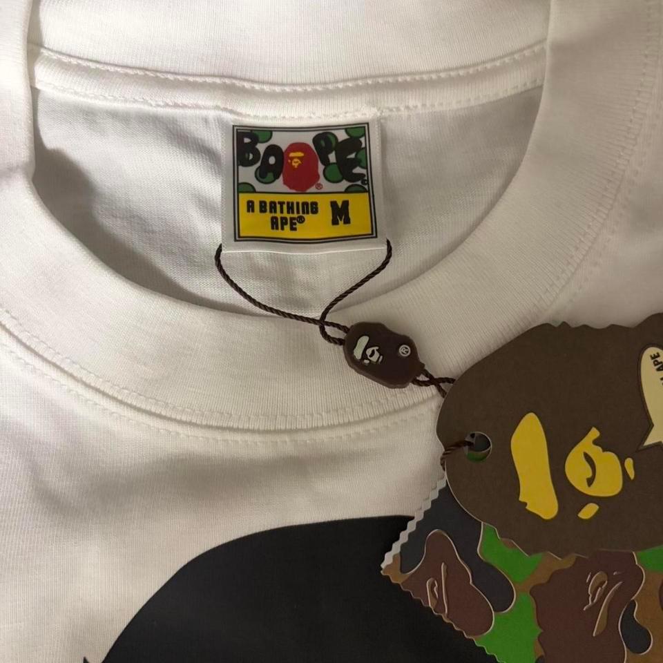 Bape Tee White And Black 3d25 4