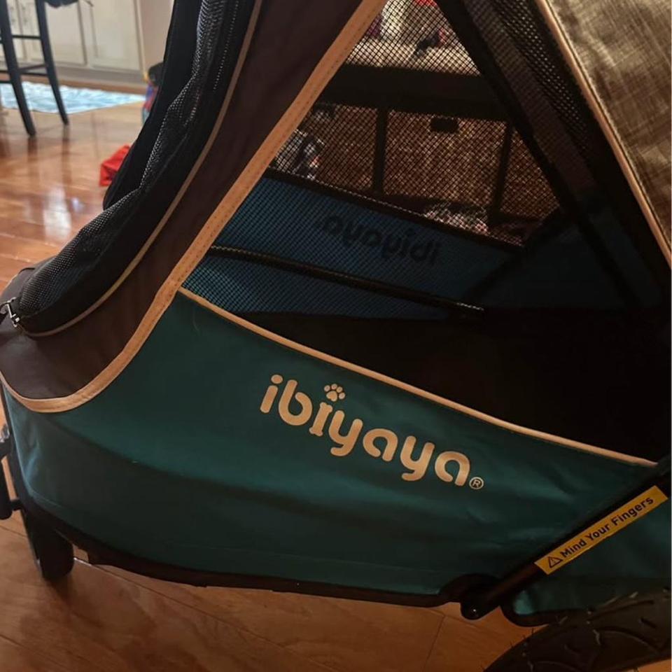 Blue And Grey Pet Stroller 7