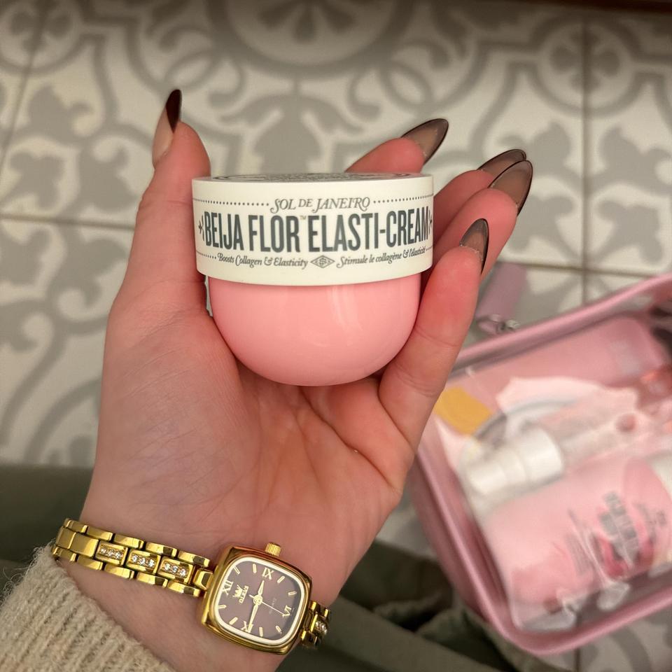 Pink And White Travel Toiletry 3