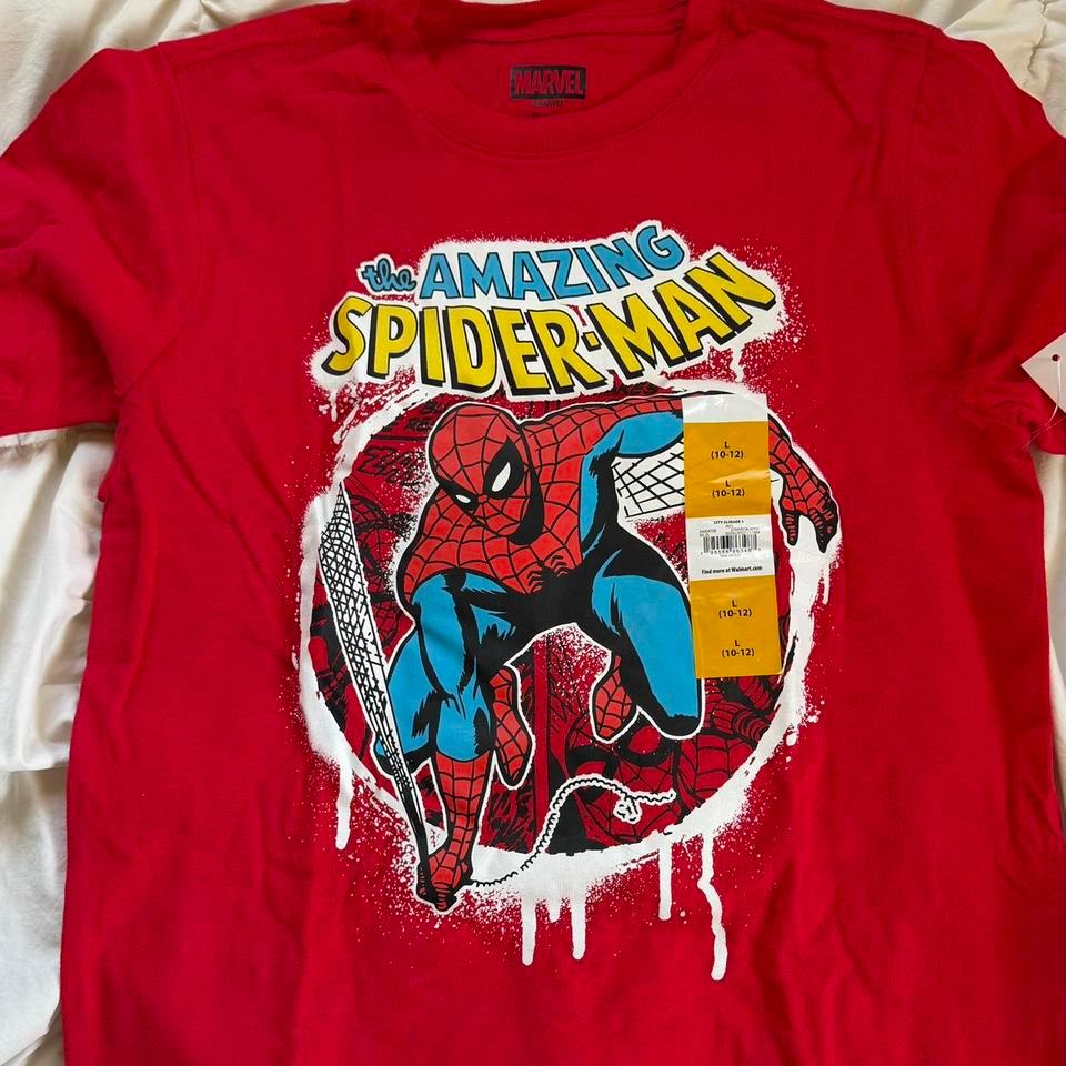 Youth Large Spiderman T Shirt Sizes 1a58