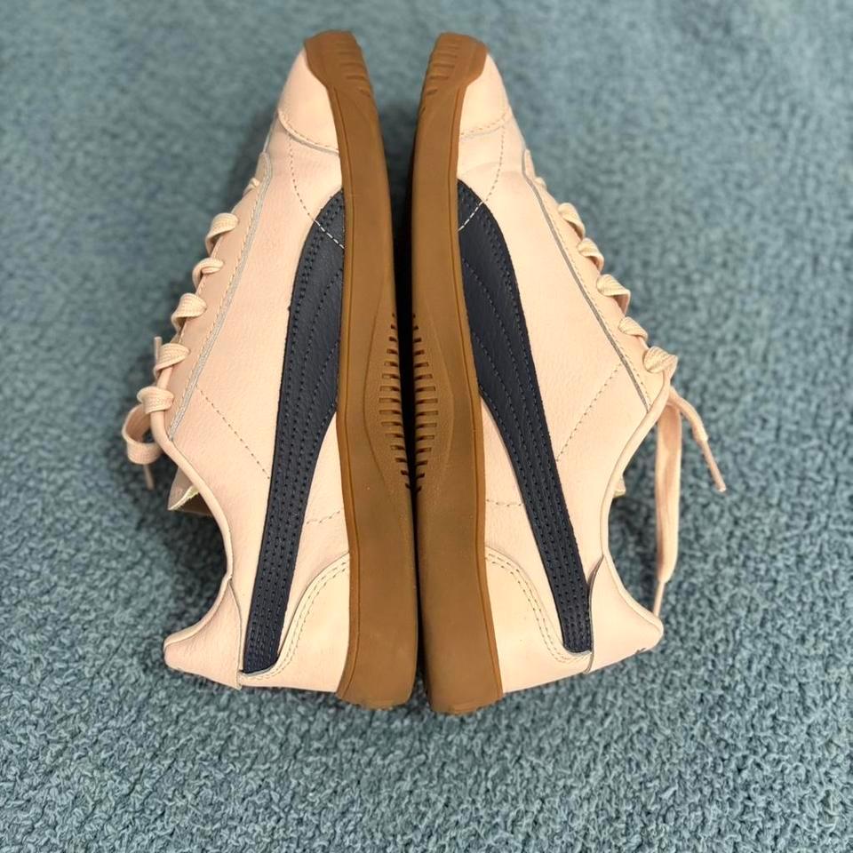Puma Pink Leather Trainers Sneakers 8af4 3