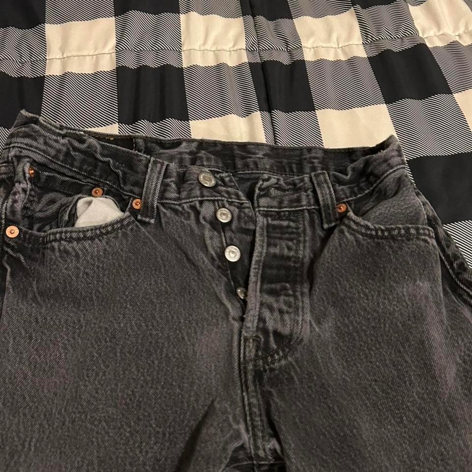 Levis Black 501 Denim Jeans 6325 5