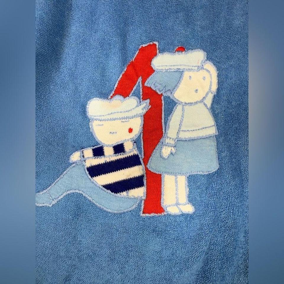 Sab Vintage 80s Terrycloth Nautical 4