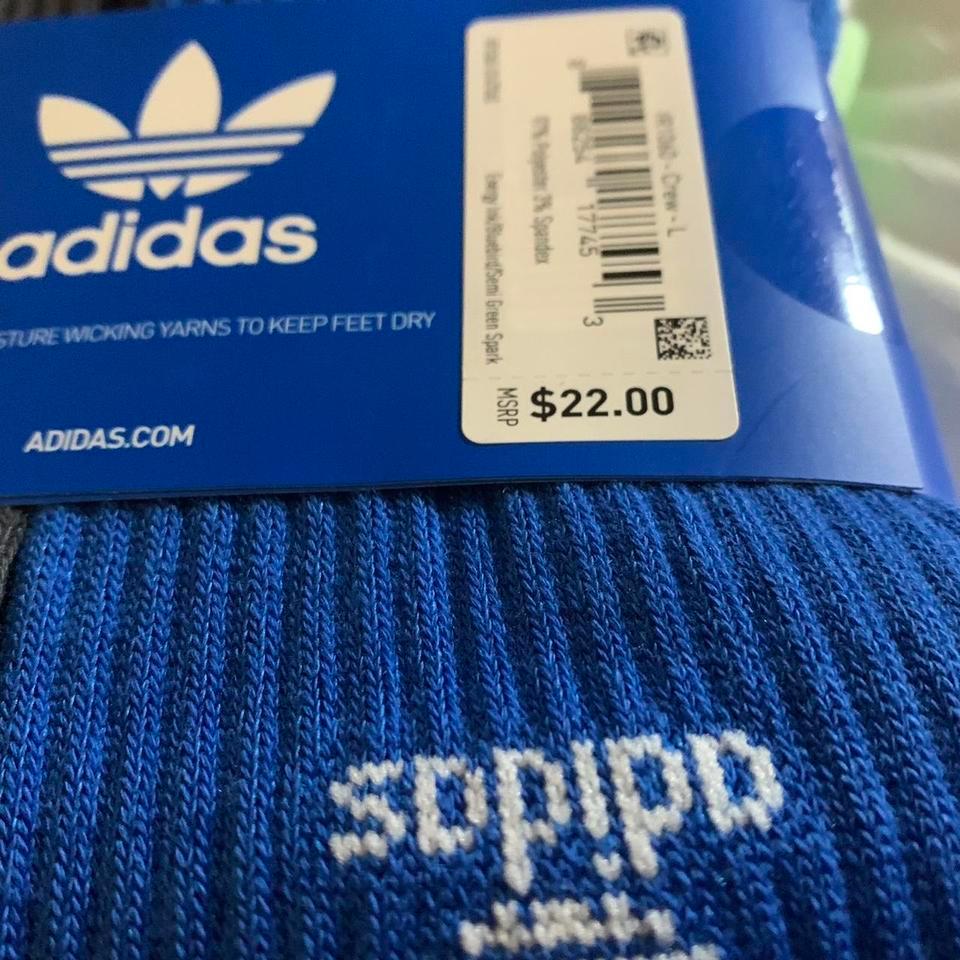 Adidas Crew Socks In White 8