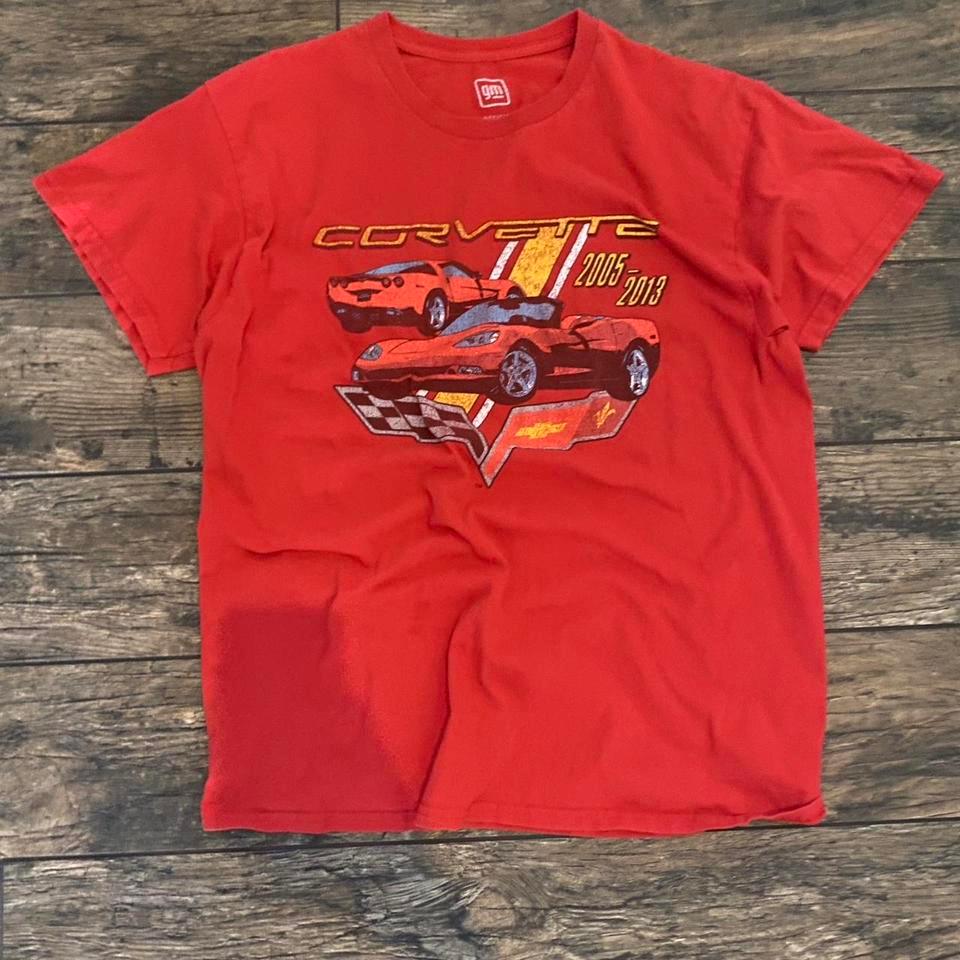 Red Corvette 2005 2013 T Shirt Corvette