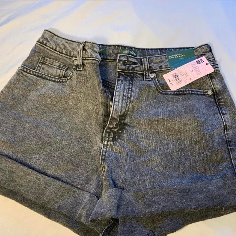 High Rise Denim Shorts With 270e 2