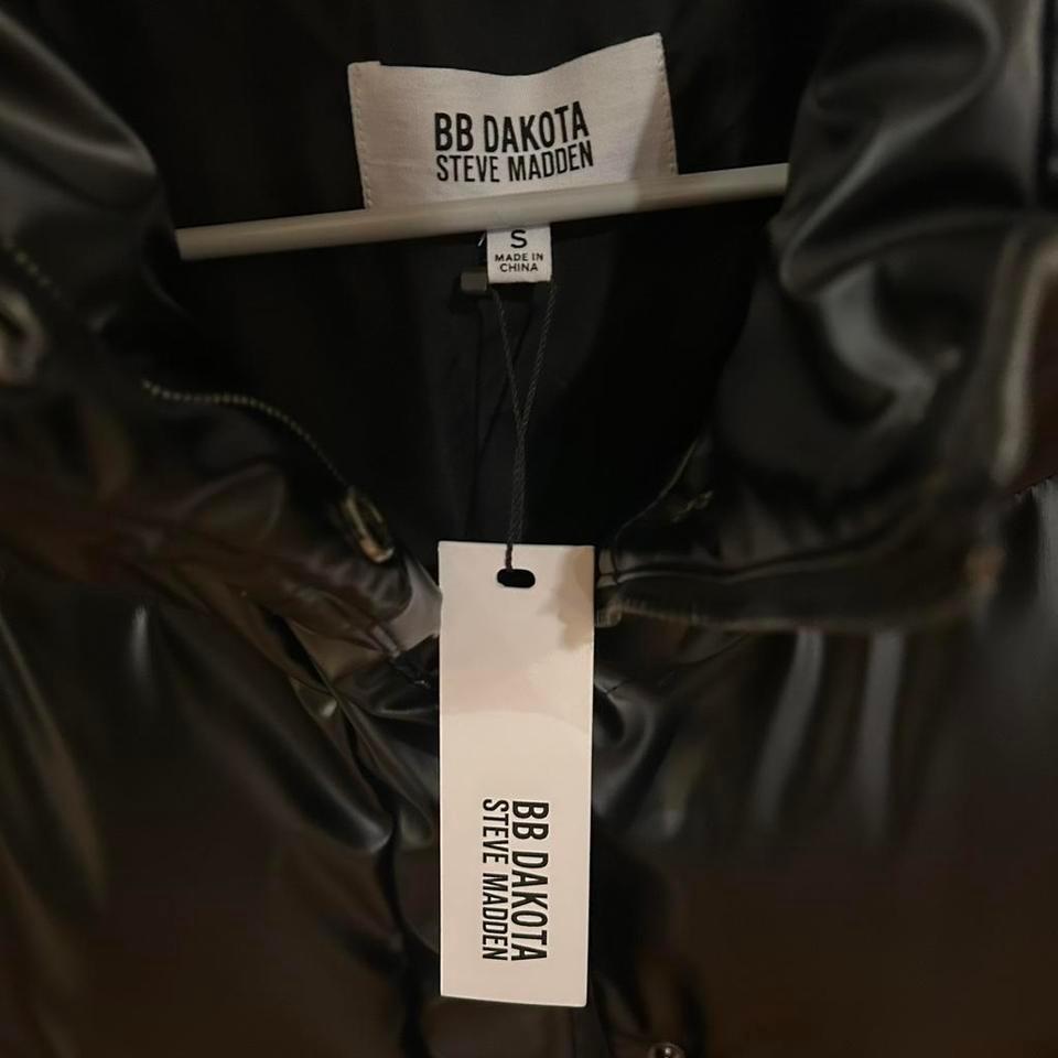 Black Steve Madden Puffer Jacket 2